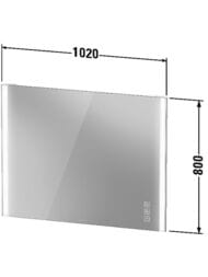 ������� Duravit XViu 1020�800 ���������, ��������� ����., ������, ��������, ������ ���. XV70430B2B2