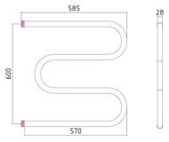 ����������������� ������� ������ �-���. 600�600,����.�����,������� �����., ������-���� 1",00004-6060