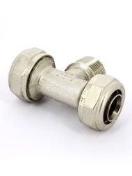 Тройник Tiemme 32х1"Нх32 м/пластик обжим. 1600085(1608N320632)