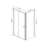 ������� ������ Vincea Intra 900/1000�900�1900 ������ ����������/������� ����, VSR-1I901090CH