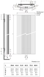 - JAGA Iguana Arco H180 L51, 1366 , :  , ARCW0.180051.333/MM/SP
