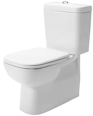 Унитаз-компакт DURAVIT D-CODE 355х650х775 унив. выпуск, подк.снизу 21180900002+0927100004