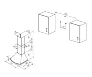 ������� Kuppersberg BONA 60 C Bronze (595�1085�495) 800 �3/�, 140 ��, �������/������ 7233