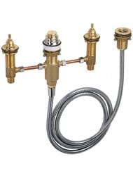 Hansgrohe Скрытая часть смесителя на борт ванны на 4 отверстия 13244180 — миниатюра 1