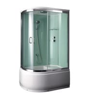 Душевая кабина BAND HOURS ORION L 800х1200х2200 прозр.стекло профиль хром высокий асимметр. поддон