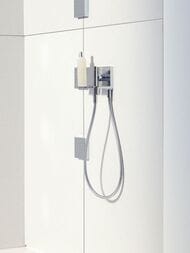 Душевой набор Axor ShowerSolutions 10651000 с запорным вентилем, внешняя часть, хром — изображение 2