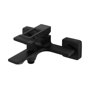 Смеситель для ванны/душа BelBagno LUCE LUC-VAS-NERO настенный, однозахватный, черный матовый
