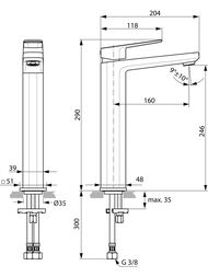 Ideal Standard Lux TONIC II    A6329AA   