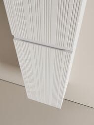 Шкаф-пенал SANCOS Code PCD35W 350х350х1650 подвесной, 2 дверцы, реверсивные петли, цвет: Белый