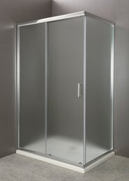 Душевой уголок BelBagno Uno 1100x800x1850 стекло матовое/профиль хром UNO-AH-1-110/80-P-Cr
