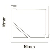 ����������� ������� ������. Maytoni Led Strip ������� 16�16, �������, 2 �, ALM009S-2M