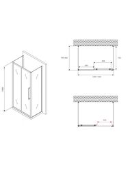 ������� ���������� ABBER Schwarzer Diamant AG30130MH-S80M-S80M (1300�800�1950) �-���., �������/����