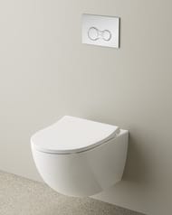 Унитаз подвесной Vitra Sento 365х540х340 без сиденья,антибакт. покр.,безободковый 7748B003-0075
