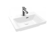 Раковина накладная Villeroy&Boch Subway 3.0 500х400х145, перелив, отв. под смеситель, белый 4370FF01