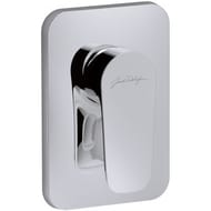 Смеситель Jacob Delafon ALEO E98705-CP+98699D-NF для душа, встраиваемый (внешняя и внутренняя часть)