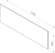 Фронтальная панель для ванны AM.PM Inspire 2.0 (1700x750) W52A-170-075W-P