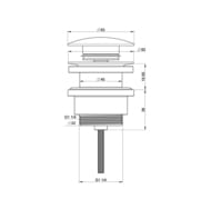 ������ ������ ��� �������� 1 1/4 WONZON & WOGHAND, ������������� ������ WW-88SS07-BG