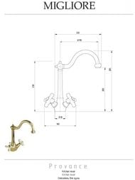 ��������� ��� ����� Migliore Cucina PROVANCE �������������, ����� �����/������ ML.CUC-8851.DO