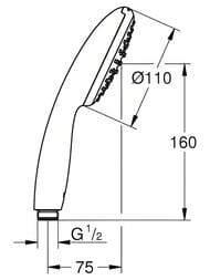 ������ ��� Grohe Tempesta 110 (���� 110 ��), 1 �����, ���� 27852003