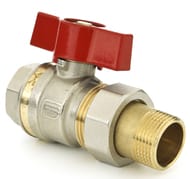 Кран шаровый с американкой DANFOSS PN40  3/4" 065B8204