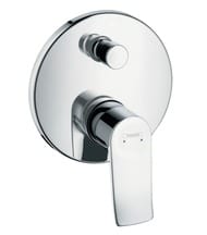Смеситель Hansgrohe Metris 31493000 для ванны/душа, скрытый монтаж, однозахватный, хром