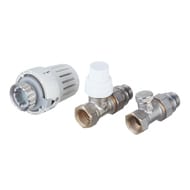 Комплект терморегулирующего оборудования для радиатора VALTEC прямой 1/2" VT.046.N.04