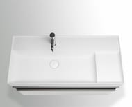 ����� � ��������� Burgbad Yumo 1015�610�470 ���������, LED, 2 �����, ������/����� ��. SFMX102F3193