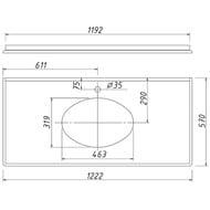 ���������� Caprigo Cosmo Bianco ��� ����� Caprigo ������� 120 �� ���������� ����� 20 ��