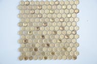 Мозаика стеклянная LeeDo Alchimia Aureo grani hexagon 13x23x6 (300х300х6) золотистая (шт.)
