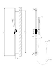 ������� �������� Gessi Inverso Diamantato ������ ���, ������ 900 ��, ����� 1500 ��, ���� 63484.031