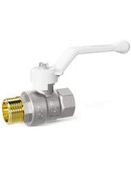 Кран шаровый 2" ВН LD Pride  ручка белая, внутренняя/наружная резьба 47.50.В-Н.Р (white)