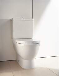 Унитаз-компакт DURAVIT STARCK 3 370х655х795 унив. выпуск, нижнее подключение 0128090000+0920100005