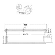 ����������������� ������������� Margaroli Sereno ������ ������� 621/520 Black matt