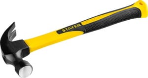 Молоток-гвоздодер STAYER Fiberglass с фиберглассовой рукояткой, 450г, 2026-450_z01/2026-450_z02
