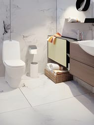 Унитаз компакт Sanita Luxe BEST Comfort (640x340x770) сиденье из дюропласта, микролифт WC.CC/Best/2-DM/WHT.G/S1