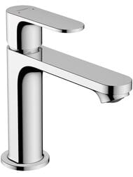 Смеситель для раковины Hansgrohe Rebris S 72517000 однозахватный, излив 109 мм, донный клапан, хром — миниатюра 1