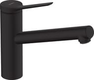 Смеситель Hansgrohe Zesis M33 1jet для кухни 150мм однорычажный, матовый черный 74802670