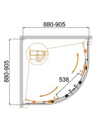 ������� ������ CEZARES MOLVENO (880-905�880-905�1950) R-2-90-C-Cr-IV ������ ����������/����