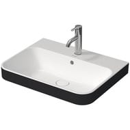 Раковина DURAVIT HAPPY D.2 PLUS 600х460 антигрязевое покрытие WG, антрацит матовый 23606061001