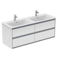 Умывальник Ideal Standard Lux CONNECT AIR 1340х460х135 двойной, 2 отверстия под смеситель E027201