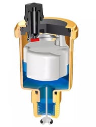 Воздухоотводчик автоматический поплавковый Flamco Flovent G 1/2 " с отсечным клапаном,  27722 — изображение 2