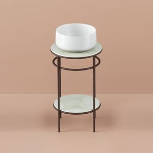 Столешница ArtCeram Vogue 440х440 для консоли, мрамор, цвет: calacatta gold TFA011 94