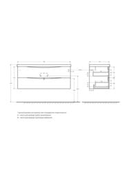 ����� ��� �������� BelBagno MARINO (1200�450�500) ���������, Bianco Opaco MARINO-1200-2C-SO-BO-P