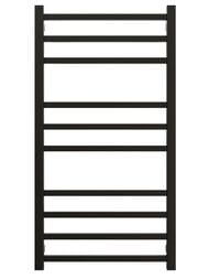 GROTA ESTRO Полотенцесушитель "Лесенка" водяной 480x900 черный RAL9005, диаг/ниж. покл. D-1/2" — изображение 2