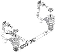 Hansgrohe D15-10 ����-������� � ������ �����������, ��� 
����� �� ����. ����� 43922800