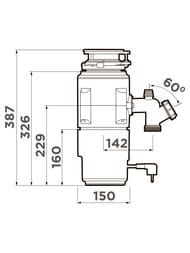   Omoikiri Nagare Slim 1250