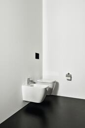 Биде подвесное Ideal Standard i life S 355х480х300 отверстие под смеситель, перелив, белый T459301