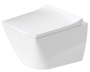 Унитаз подвесной Duravit Viu 370х480 безободковый, антибактериальное покрытие 2573092000