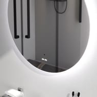 Зеркало AM.PM X-Joy (600х600х35) круглое, с LED-подсветкой, ИК- сенсором M85MOX40601S