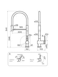 ��������� ��� ����� Omoikiri Kanto-2 Plus-SB-LG-BL ������/����.������, ������ ������ ����� 4994461